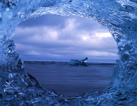 Blue - sea, ice, blue, glacier