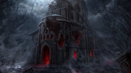 Diablo - video, game, church, diablo