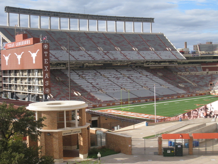 Darrell K. Royal Memorial Stadium Home of The Texas Longhorns - texas, longhorns, ut, tx