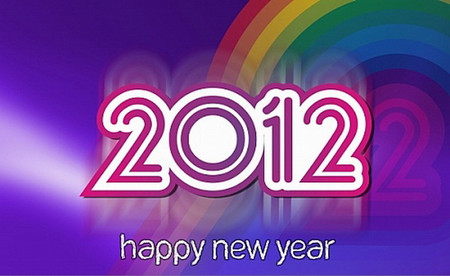 HAPPY NEW YEAR - year, 2012, new, happy