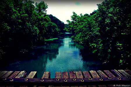 A Fisher mans Dream - lake, people, bridge, other