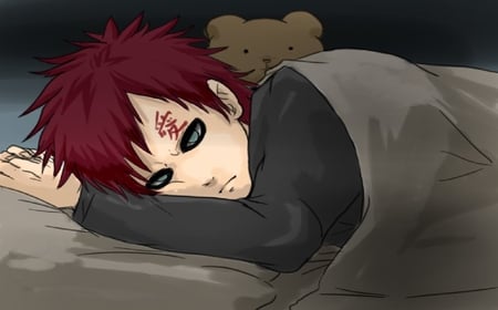 garras had a nightmare :O - lovemark, teddy, garra, sheets