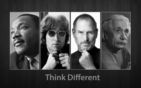 think differenct - think, apple, steve, 2011