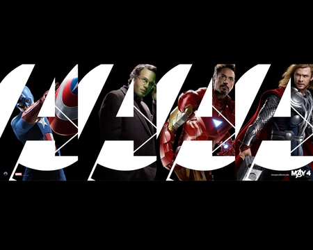 the avengers - hulk, iron man, thor, captain america, 2012