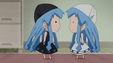 ikka musume screenshot - chibi, ikka musume, anime, squid girl