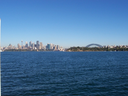 Sydney From The Sea - bridge, sydney, opera house, australia