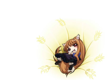 Spice and Wolf - chibi, anime, spice, wolf