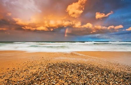 sunburst - nice, sands, nature, landscape, photography, clouds