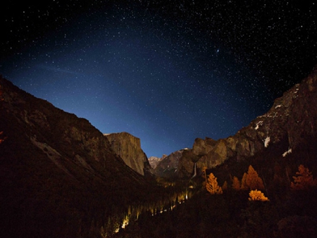 Yosemite At Night - yosemite park, nature, mountains, photography