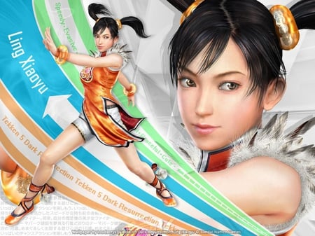 ling-xiaoyu - game, ling, xiaoyu, video, tekken, fighting