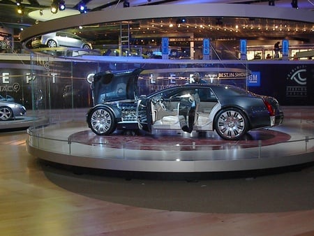 Cadillac Concept - concept, blue