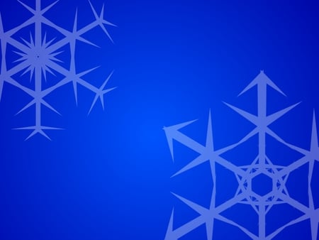 SnowFlakes - snow-flakes, snowflakes, blue, snow, simple, ice, white, flakes, clear