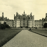 Chateau de Chambord in 1954