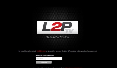 L2P Screen - l2p, wow, sc2, lol