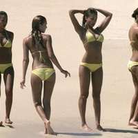 Jessica Alba - Yellow Bikini