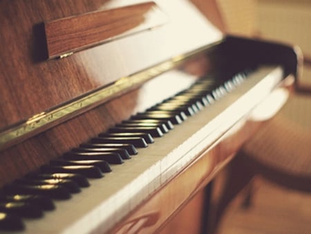 Piano - black and white, piano, chocolate, photo