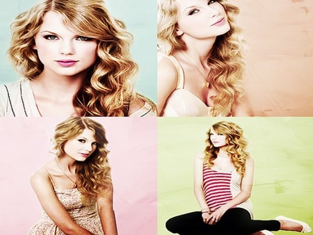 Taylor Swift - taylor swift, cute, girl, 4 in 1