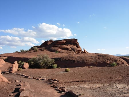 Wupatki  Preserve - native american, arizona, rock formation, outdoor scene, national park, desert, blue sky, southwest