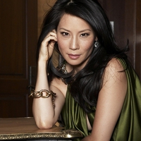 Lucy Liu in green