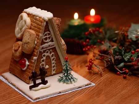 Christmas Candie - still life, christmas, candles, cookies