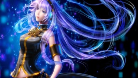 Mythical Music - myth, luca, pink, vocaloid, music, anime, megurine, fantasy