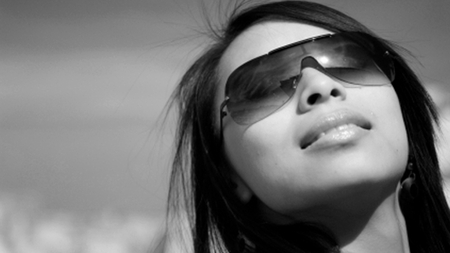 feel the sun - woman, special, beautiful, photography, photoshop, beauty, face, black and white