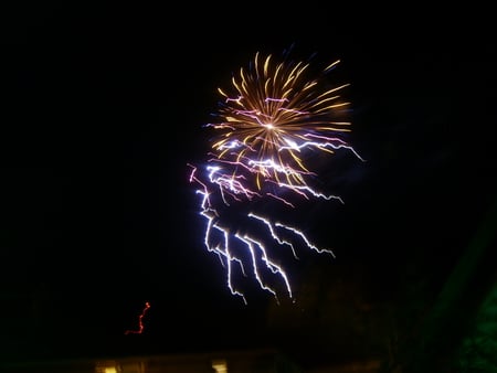 Lightning Fireworks - july, fourth, fun, fireworks