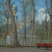 Rainbow in the Park at Niagara Falls