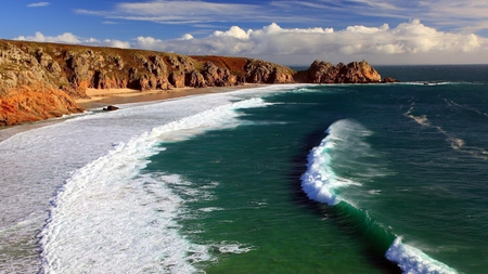 Waves of the sea - nature, beach, sea, waves