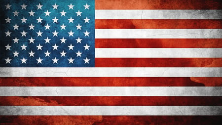 USA (grunge flag) - usa, america, flag, stars and stripes