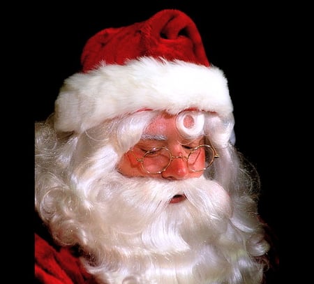 The main man - santa, hat, red and white, holiday, christmas