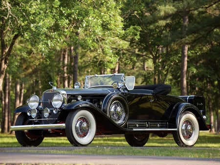 Cadillac 452 Roadster - 452, cadillac, automobile, antique, car, roadster, convertible, classic, v16