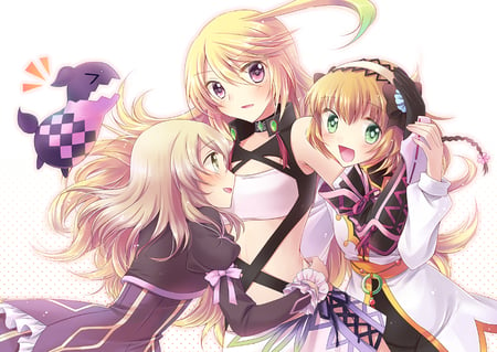 Tales Of Xillia - tales of series, anime, elise lutas, female, tales of xillia, quartet, milla maxwell, leia roland, girls, tipo, cute, sexy