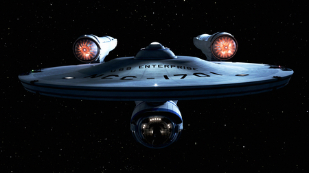 The Enterprise (Original) - star trek, space, people, desktop