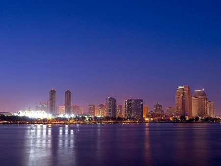 Skyline-from-Coronado - picture, skyline, coronado, beautiful