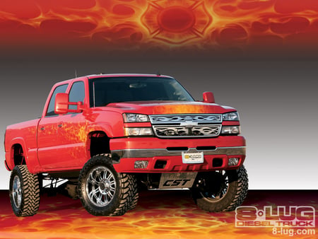 Flame Out - flames, bowtie, red, gm