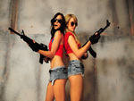 Gun Carrying Babes