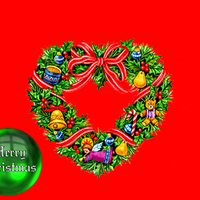 Christmas Heart Wreath