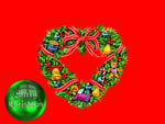 Christmas Heart Wreath