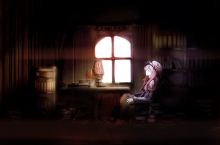 Patchouli Knowledge - touhou, patchouli knowledge, girl, yoshioka yoshiko, anime, anime girl