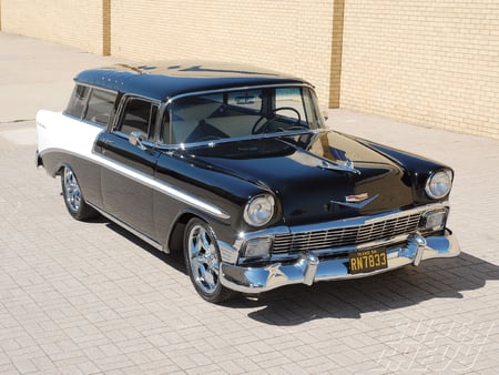 1956 chevy nomad wagon - chevy, 1956, wagon, nomad