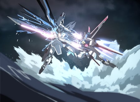 Kira vs. Shinn - shinn, impulse, kira, freedom, gundam seed