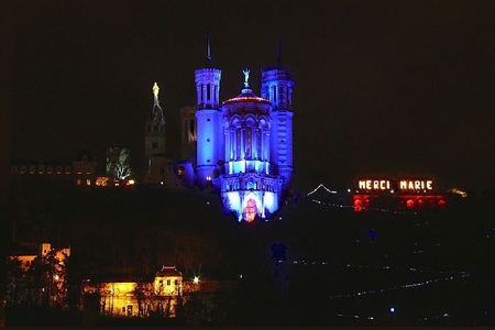 Blue Lights - picture, lights, blue, beautiful