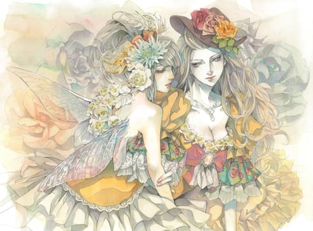 Two faeryÂ´s - anime, girls, sexy, manga