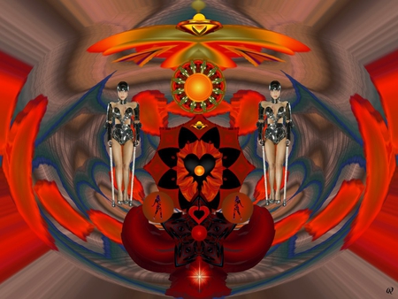 Take Me to your GaGa - eye candy, collage, 3d, fractal, abstract