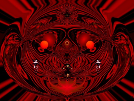 Dancing With the Devil - eye candy, collage, 3d, fractal, abstract