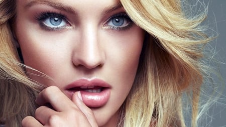 Charming Candice - actress, lips, charming charming, eyes, blue eyes, beautiful, candice swanepoel, blonde