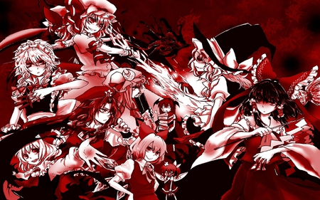 Saccubus Big Squad - squad, touhou, pc, game, anime, girl, witch, saccubus, new, classic, vampire