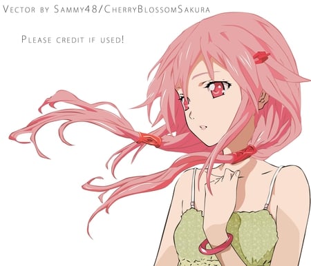 yuzuriha inori - anime, girl, guilty crown, yuzuriha-inori