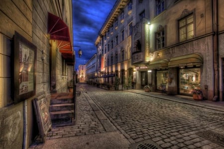 COBBLESTONE ROAD - road, hd, cobblestone, storefront